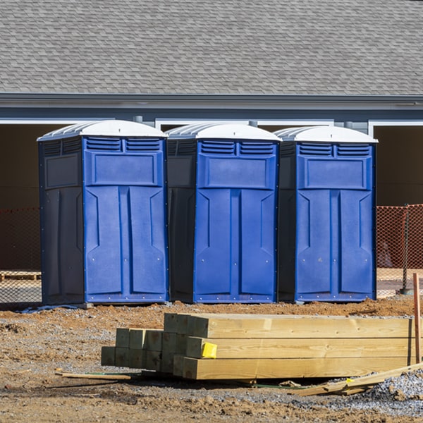 what is the expected delivery and pickup timeframe for the porta potties in Gillett WI